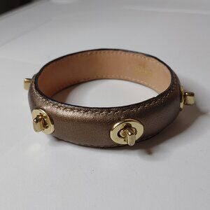 7.75 Inch Coach Turnlock Bangle